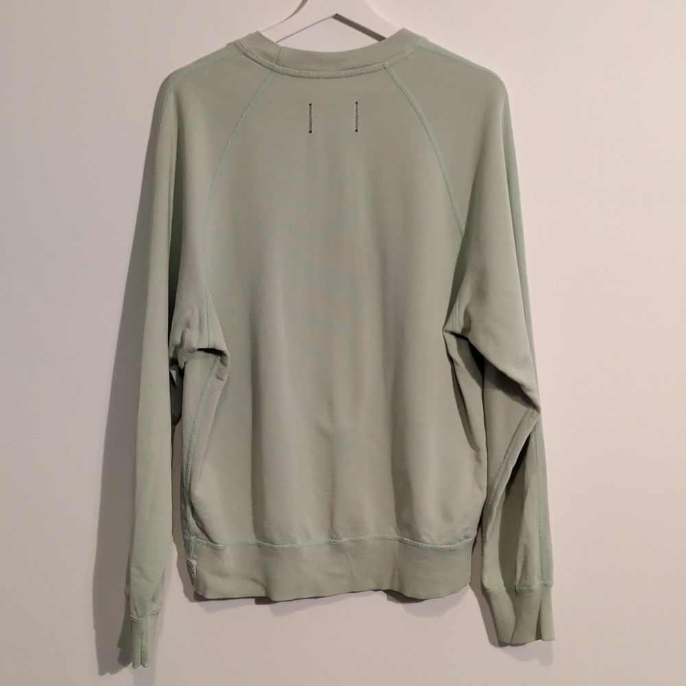 REIGNING CHAMP mint lightweight crewneck sweater - size small - Picture 4 of 9
